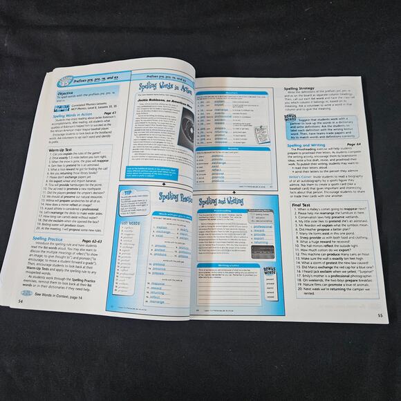Spelling Workout Teacher's Edition E Curriculum Pearson Grade 5 Paperback - Picture 6 of 12